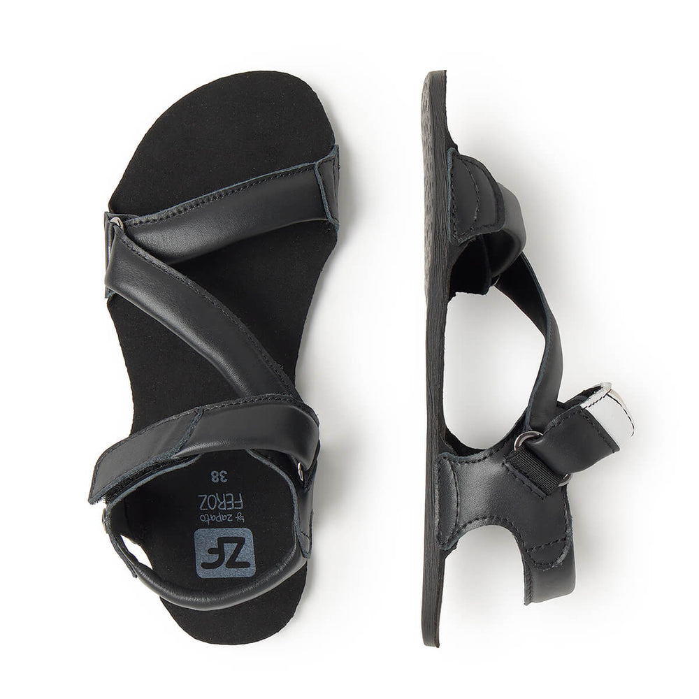 Zapato Feroz Adulto Freekers Oliva Negro Piel
