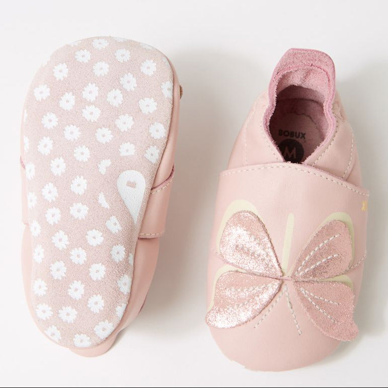 Zapatillas de casa Bobux Alas Brillantes Flor de Cerezo