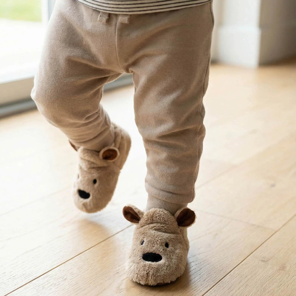 Funky Feet oso marrón