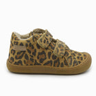 Naturino Barefoot Kommy con velcros, ante jaguar, lana marrón