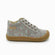 Naturino Barefoot Kommy Zip de ante gris oscuro ciclamen