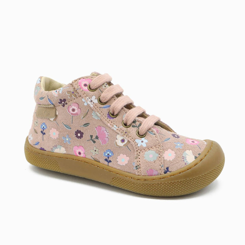 Naturino Barefoot Kommy Zip Ante Rosa Floreciente
