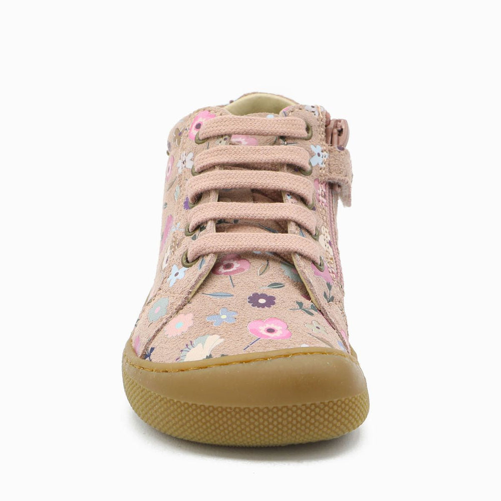 Naturino Barefoot Kommy Zip Ante Rosa Floreciente