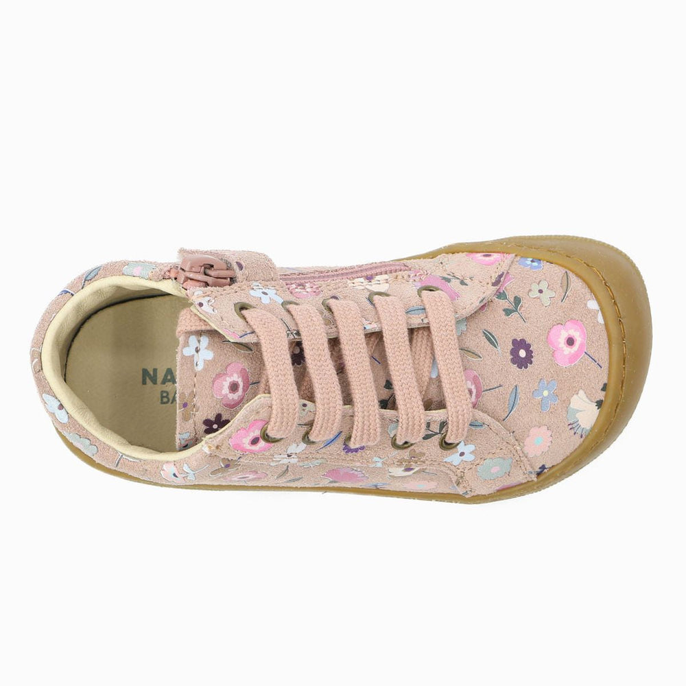 Naturino Barefoot Kommy Zip Ante Rosa Floreciente