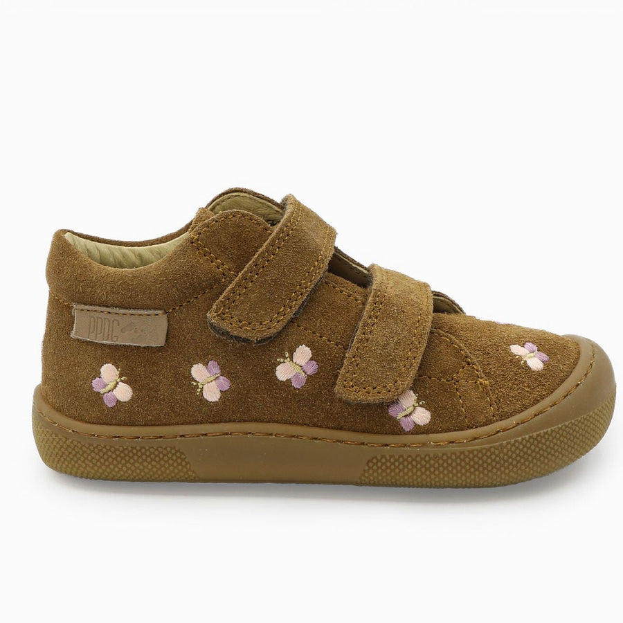 Naturino Barefoot Orec con velcros Mariposa Ante Marrón