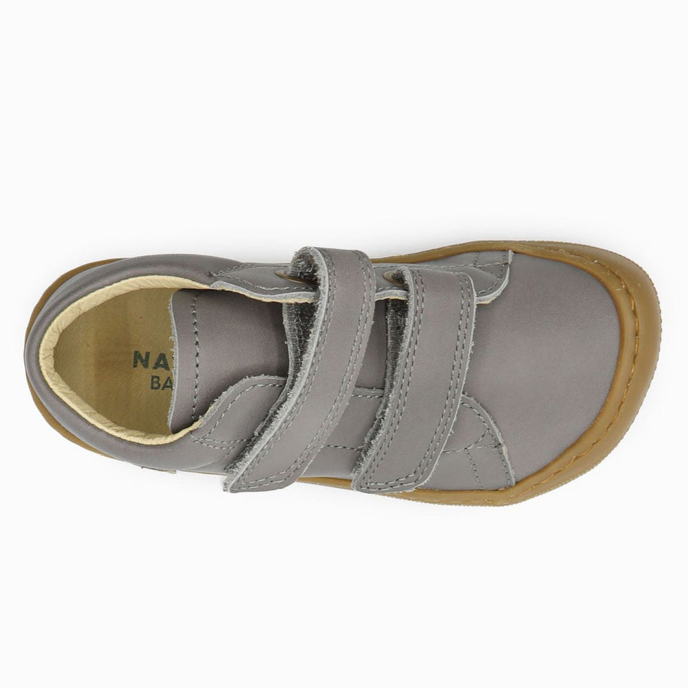 Naturino Barefoot Orec con velcros, gris oscuro