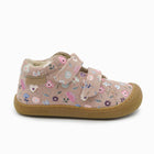 Naturino Barefoot Orec con velcros de ante Flowering Wool rosa