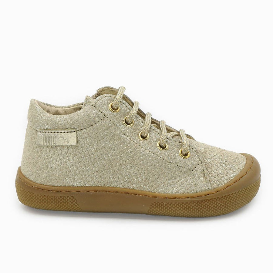 Naturino Barefoot Orec Zip Lizard Met platino