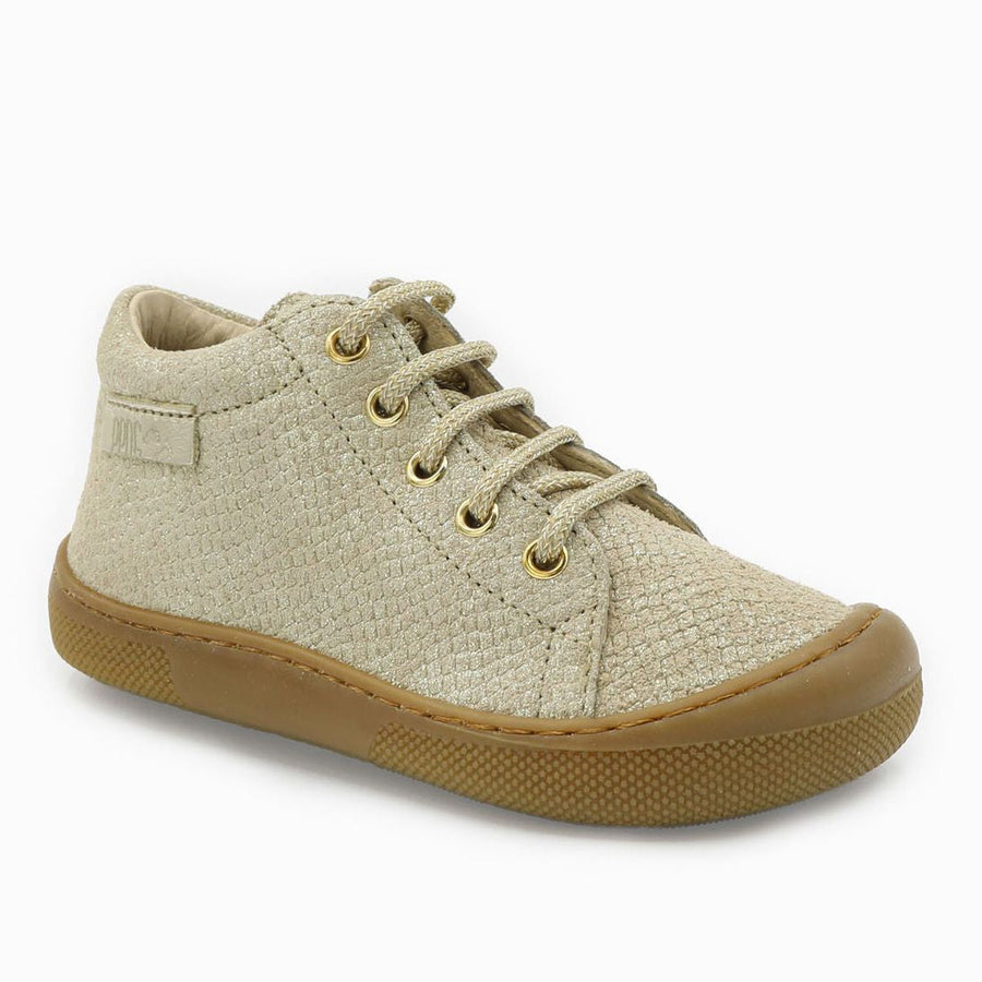 Naturino Barefoot Orec Zip Lizard Met platino