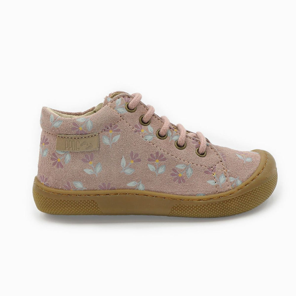 Naturino Barefoot Orec Zip de ante rosa ciclamen