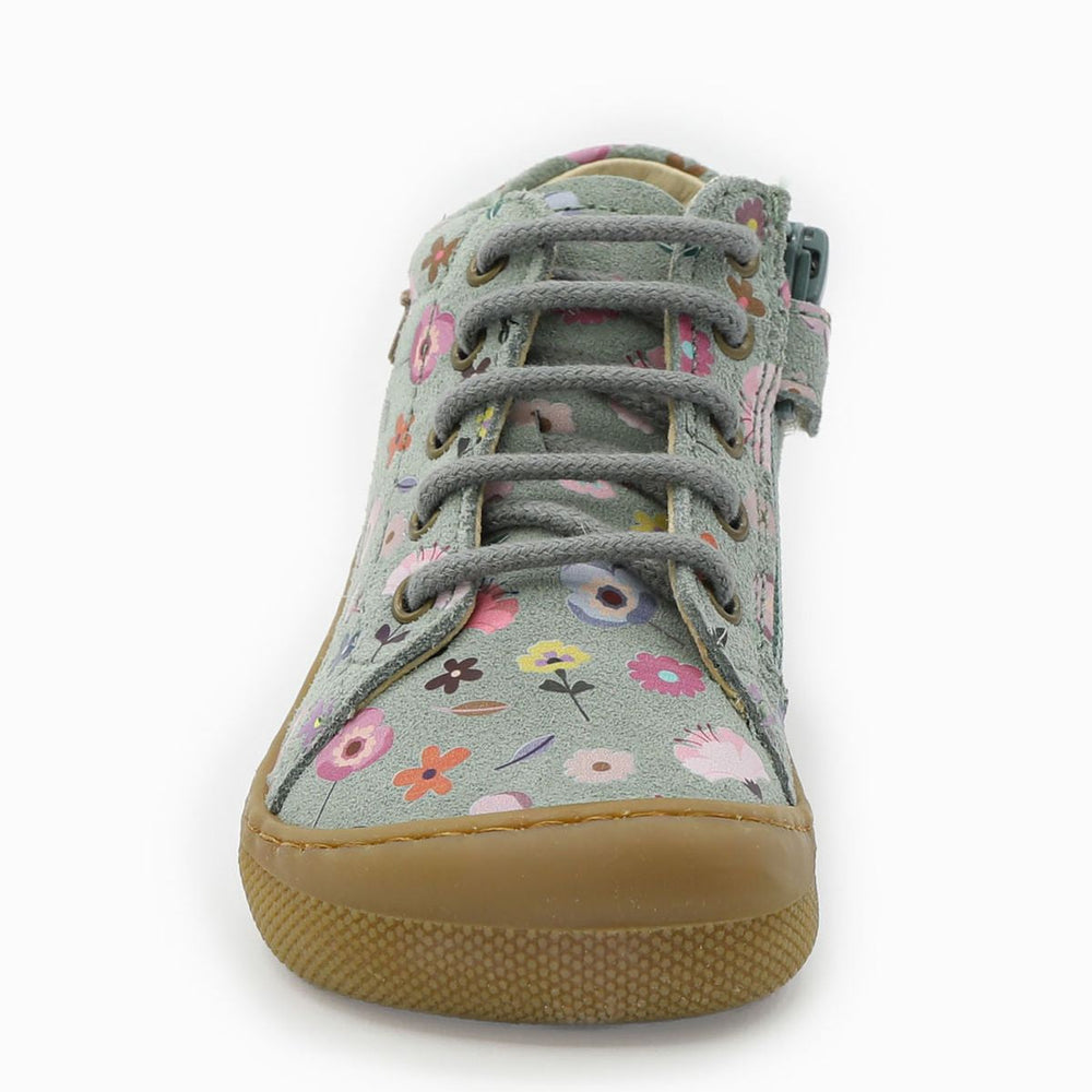 Naturino Barefoot Orec Cremallera Ante Salvia Florida