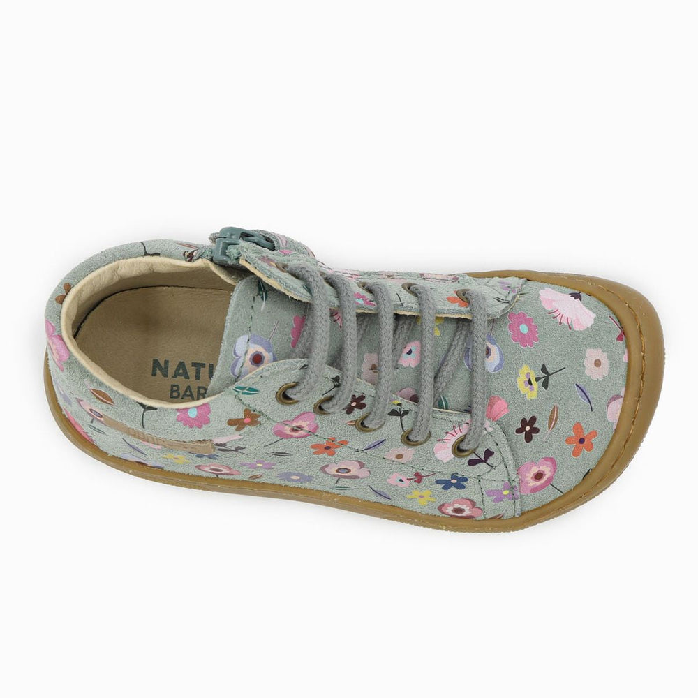 Naturino Barefoot Orec Cremallera Ante Salvia Florida
