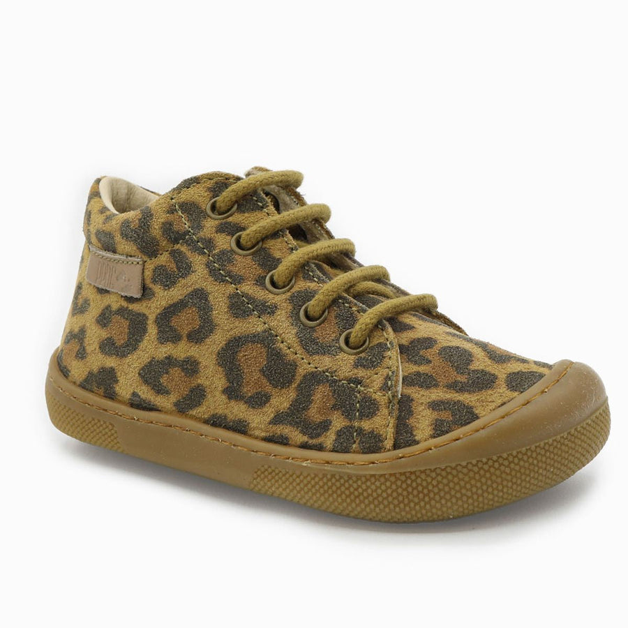 Naturino Barefoot Orec Zip ante jaguar marrón