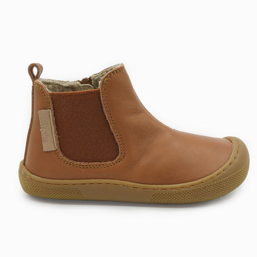 Naturino Barefoot Saik de lana color cuero