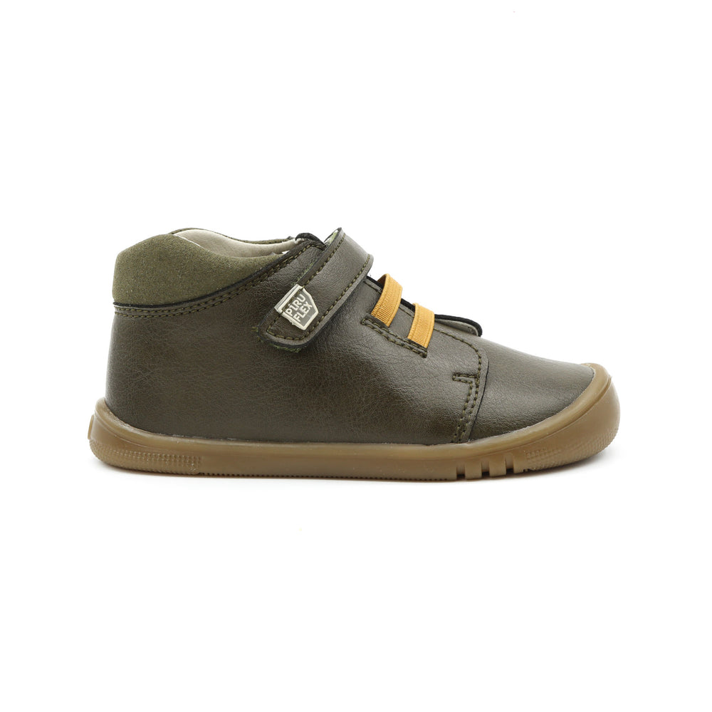 Piruflex botas infantiles con cordones chocolate