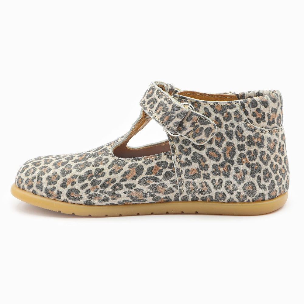 Babybotte barefoot Paris Velcros Léopard