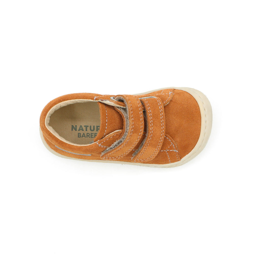 Naturino Barefoot Orec con velcros naranja cálido