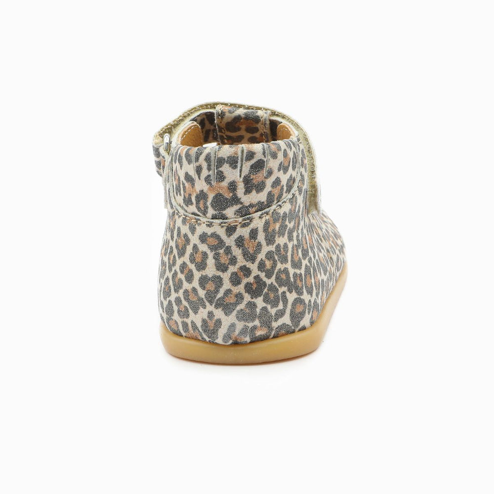 Babybotte barefoot Paris Velcros Léopard
