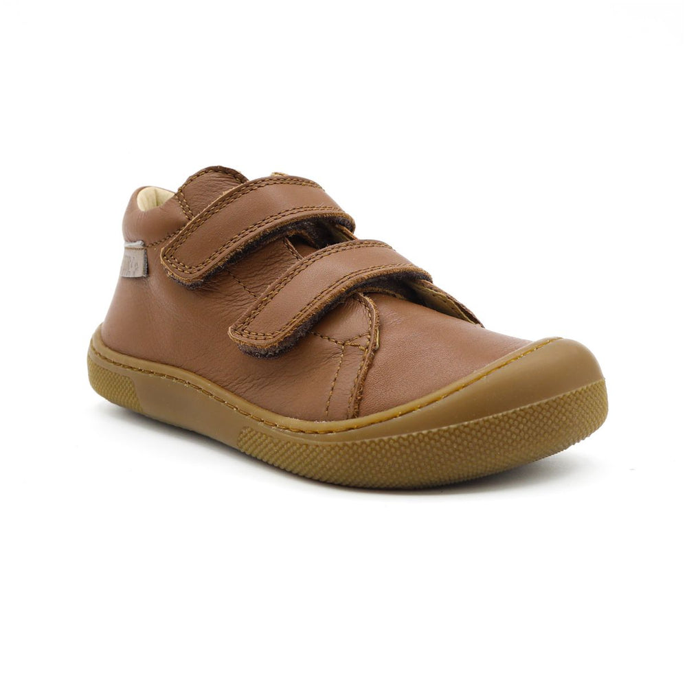 Naturino Barefoot Kommy con velcros color cuero