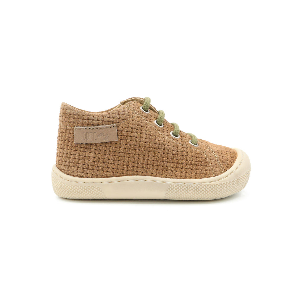 Naturino Barefoot Orec con cordones, tejido marrón