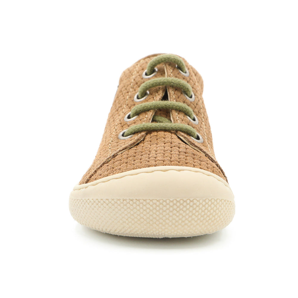 Naturino Barefoot Orec con cordones, tejido marrón