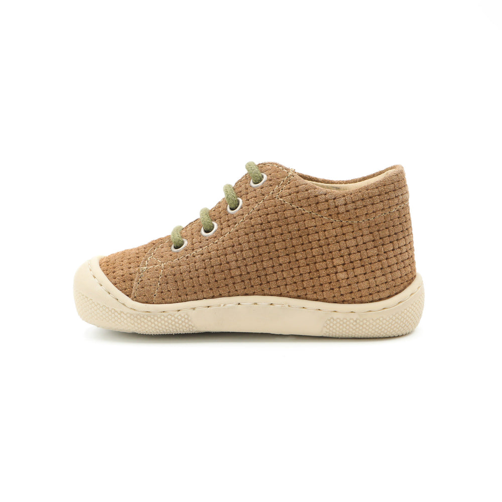 Naturino Barefoot Orec con cordones, tejido marrón