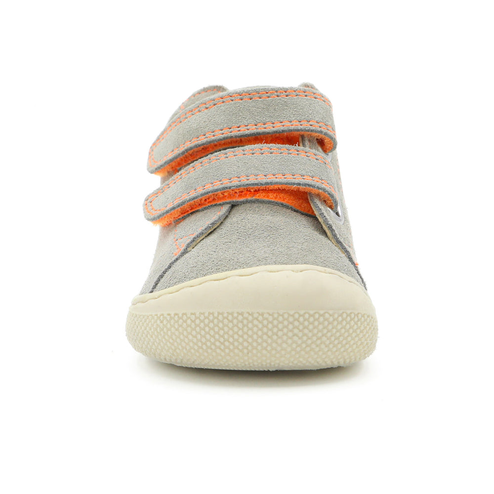 Naturino Barefoot Orec Velcros Topo Naranja Fluor