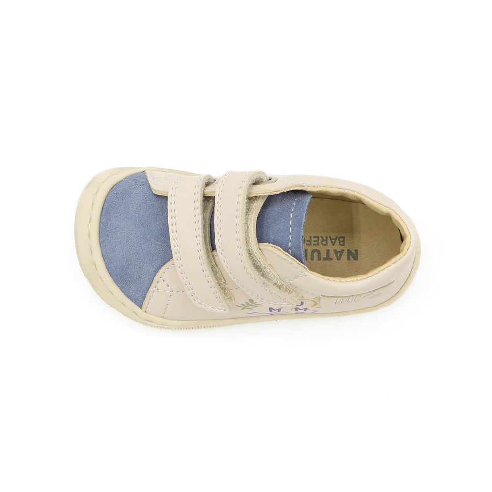 Naturino Barefoot Summer Loryel Celeste Milk con velcros