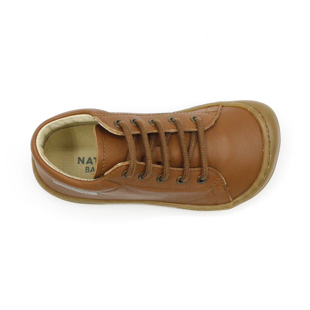 Naturino Barefoot Orec Lacets Cuoio