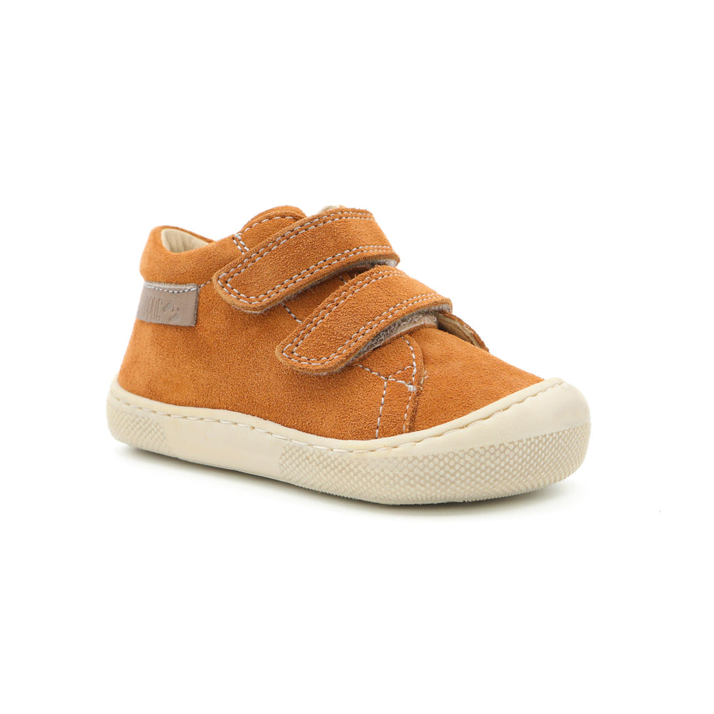 Naturino Barefoot Orec con velcros naranja cálido
