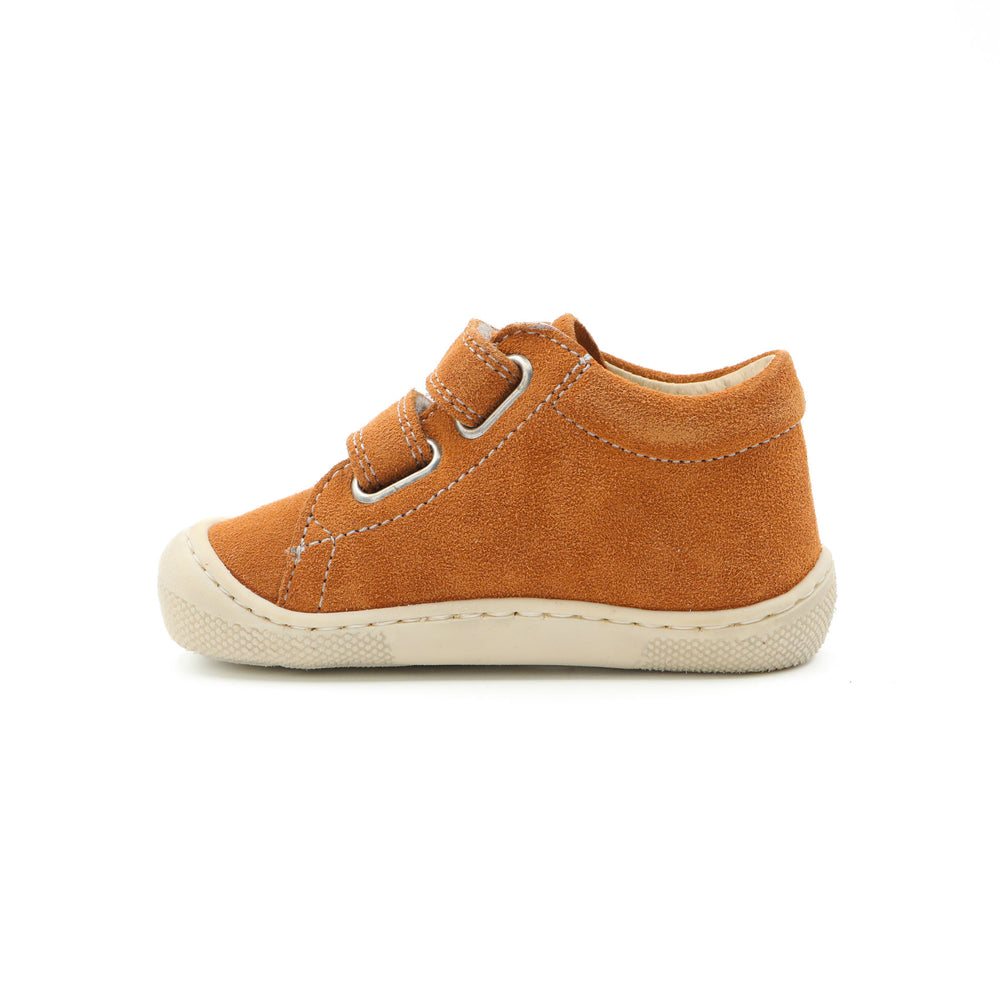 Naturino Barefoot Orec con velcros naranja cálido