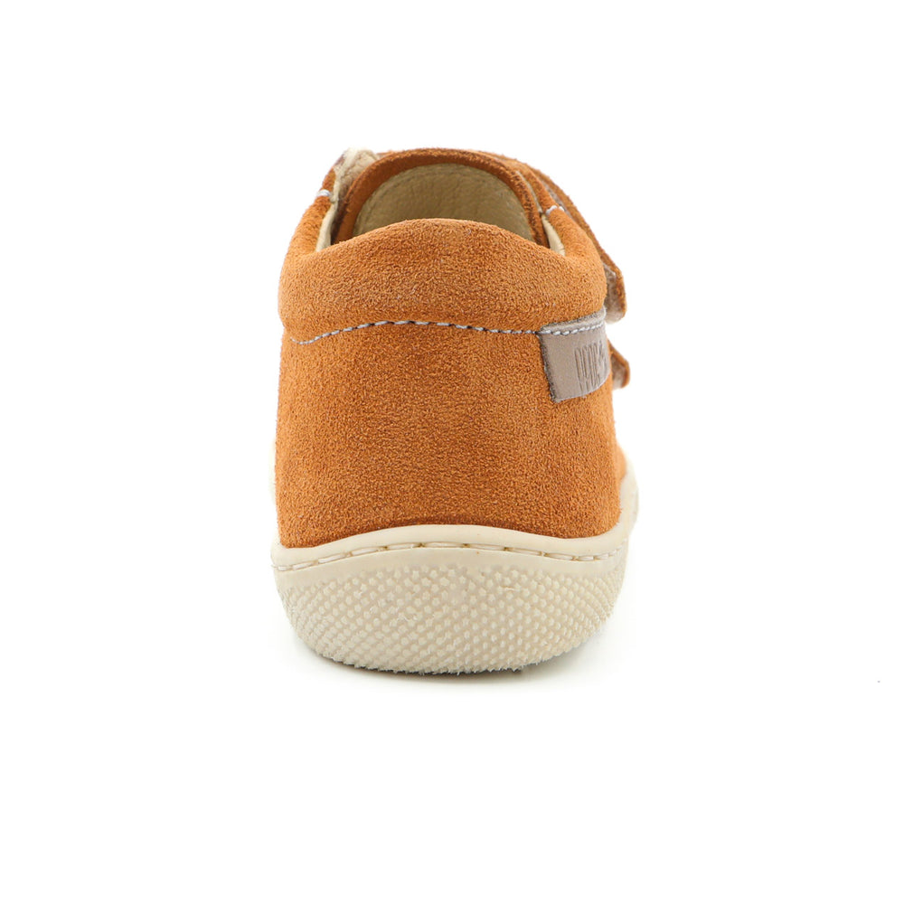 Naturino Barefoot Orec con velcros naranja cálido