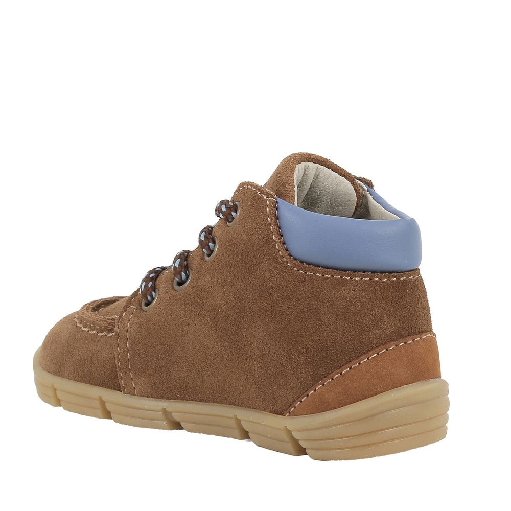 Primigi Barefoot Decon Lacets Velour Cognac