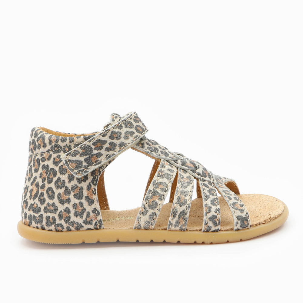 Babybotte Barefoot Tourbillon Velcros Léopard