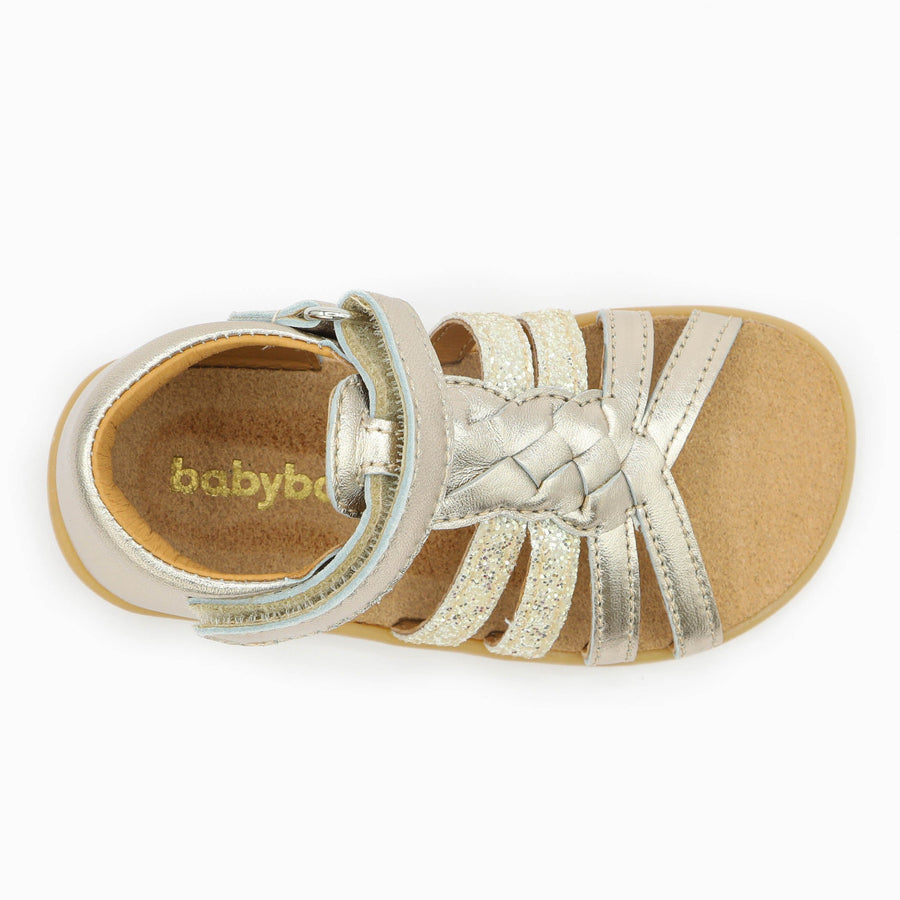 Babybotte Barefoot Torbellino con Velcros Platino