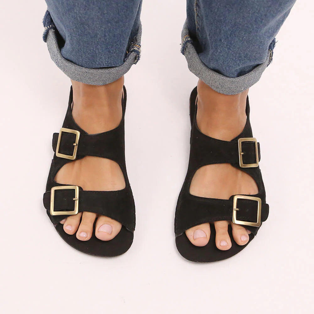 Zapato Feroz Freekers Saler para adultos negro de serraje