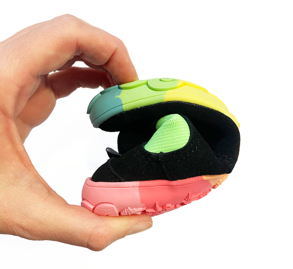 Paperkrane Black Low con cordones para niños