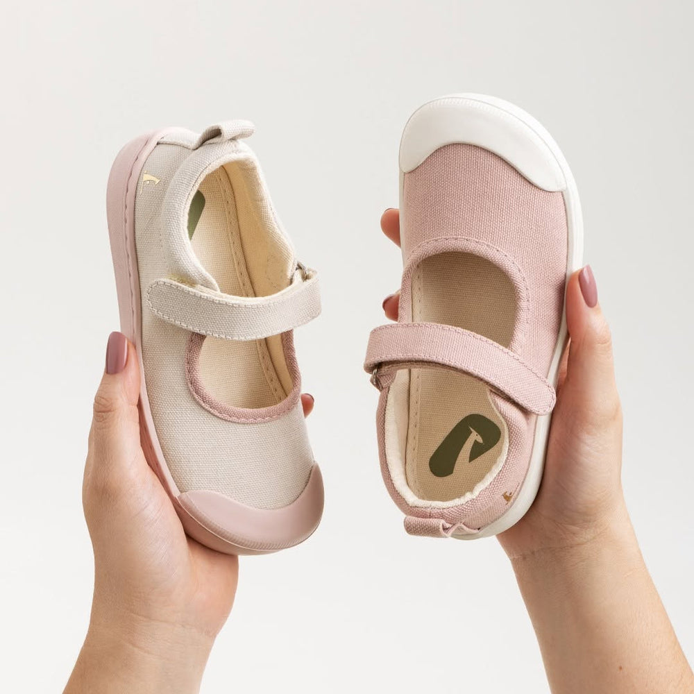 Tip Toey Joey Kidos Gaia Green Lona Rosa Quartzo