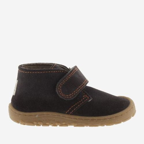 Victoria Barefoot Bosco Bottine Velcro Antracita