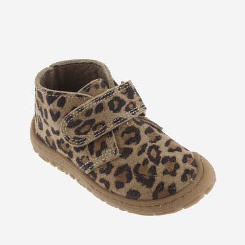 Victoria Barefoot Bosco Botín Velcro Leopardo