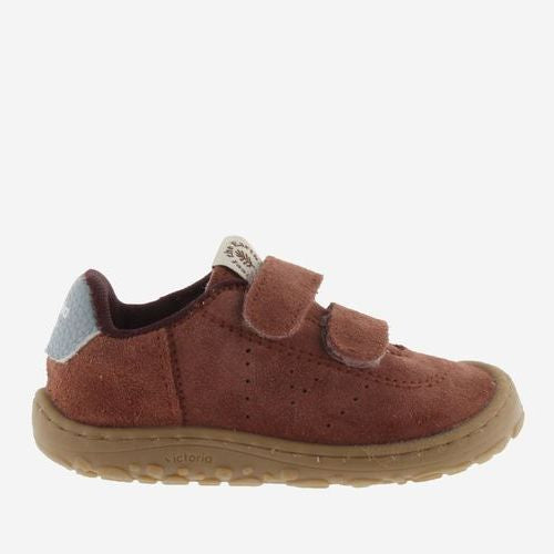 Victoria Barefoot Bosco Velcros Suede Terra