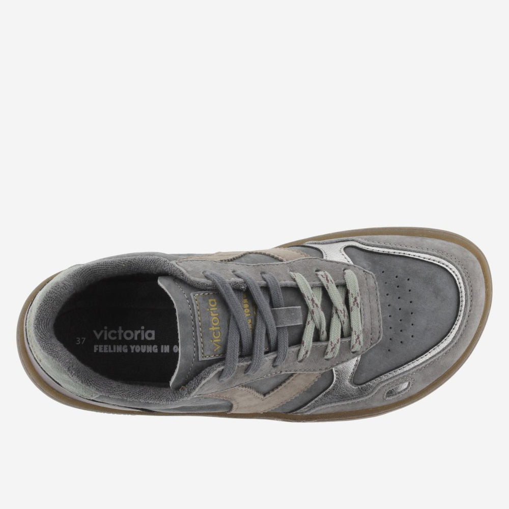 Victoria Duna Barefoot Adulto Serraje Metal Antracita